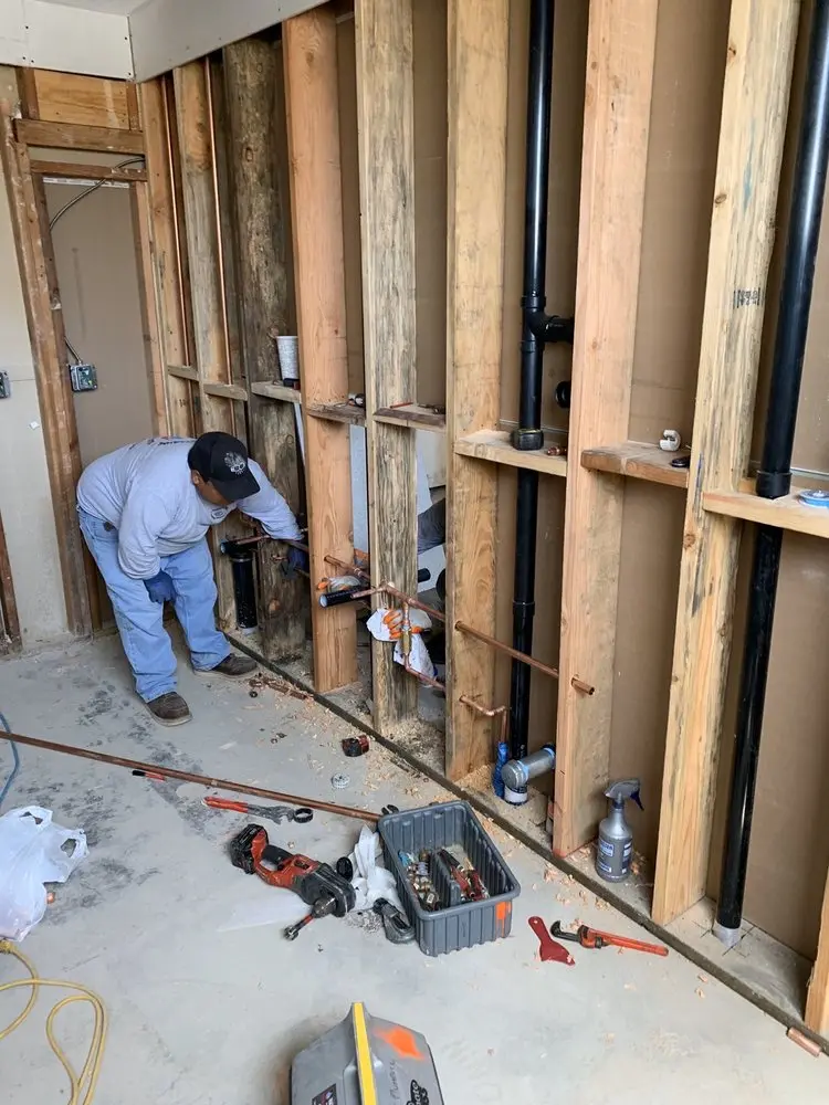 Commercial rough-in plumbing for Gas Line Repair in Arborlea